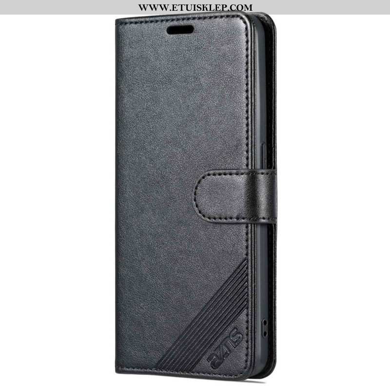 Etui Folio do Oppo Reno 8 Sztuczna Skóra Azns